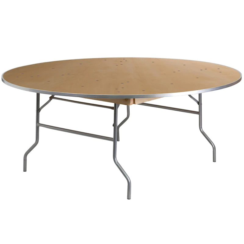 Wooden Folding Table 72"
