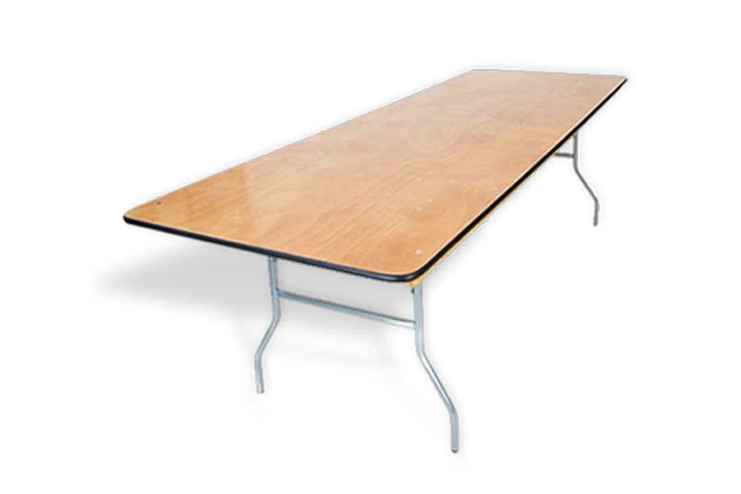 Wooden Folding 8 FT Table