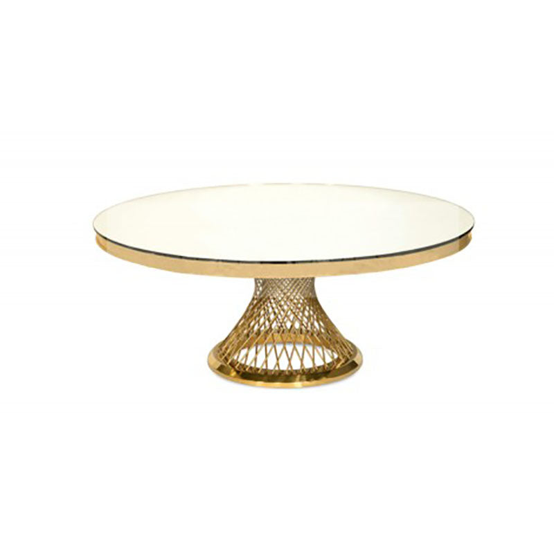 Gold Spiral Table 72"