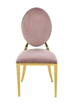 Blush Pink Washington Gold Chair
