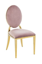 Blush Pink Washington Gold Chair